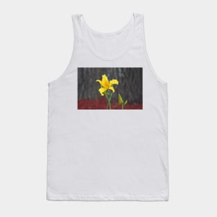 Yellow Stargazer Lily Tank Top